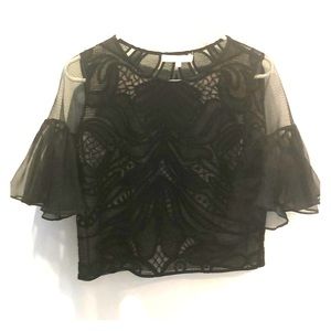 Black Alexis Blouse